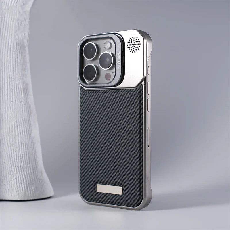 Premium MagSafe armor iPhone case, offering full protection, a reliable kickstand & non-slip grip.