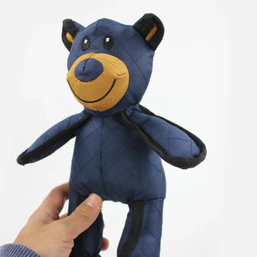 Interactive & indestructible bear dog toy. Superior durability for aggressive chewers.