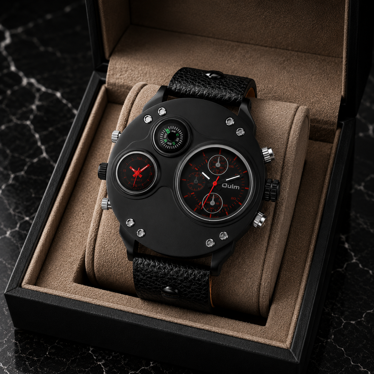 Classic men's luxury stainless steel quartz watch, a durable and timeless accessory for men.