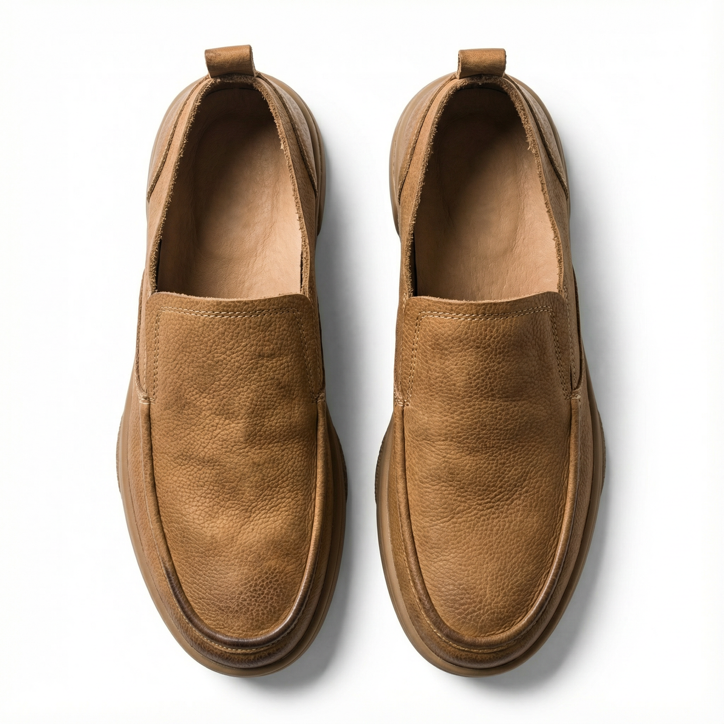 Men's comfortable slip-on loafers, designed for durable wear and all-day ease.