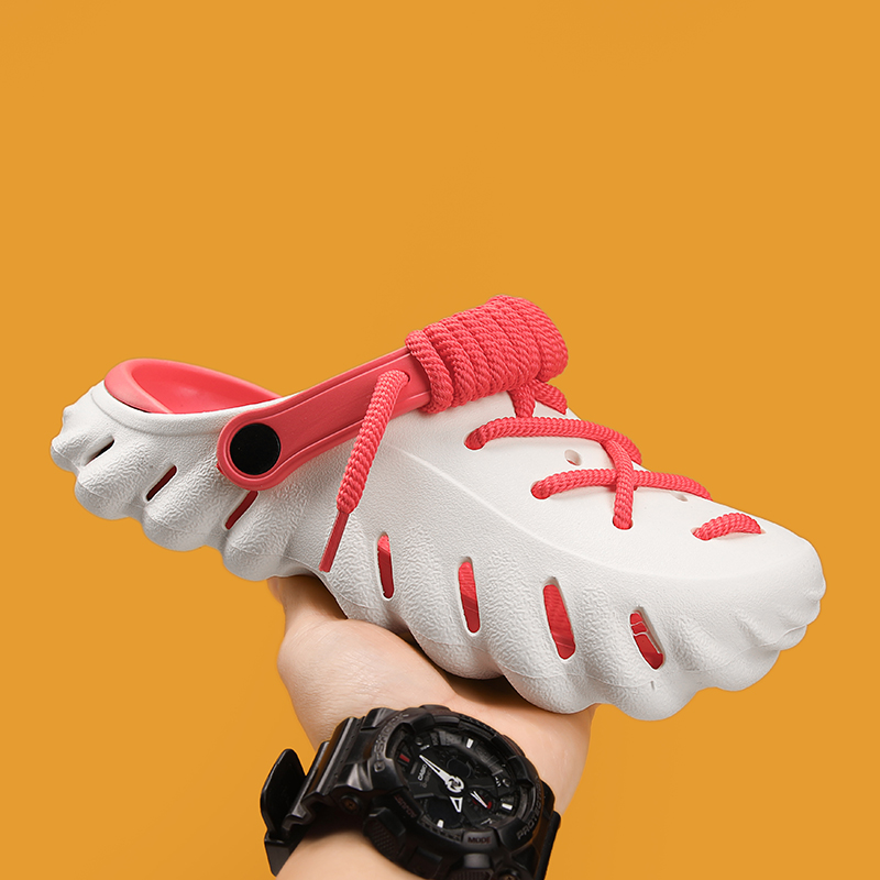 Stylish outdoor mens clogs with laces, providing ultimate comfort and custom everyday style.
