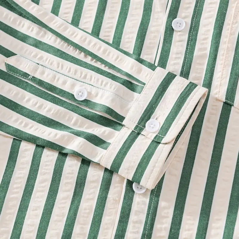 Luxe men's tailored Boneau shirt. Classic button-down for sophisticated style, versatile for casual or professional.