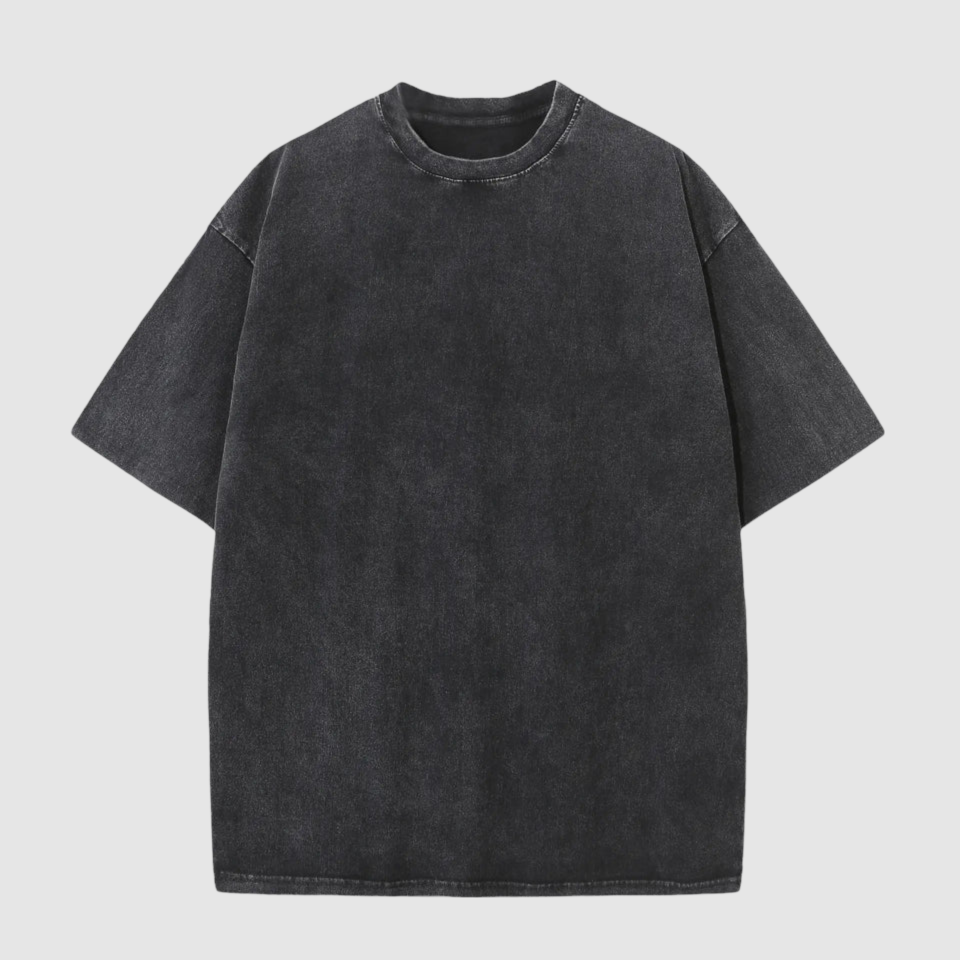 Close-up of soft fabric on a men's premium 3-pack t-shirt, perfect for everyday comfort & casual style.
