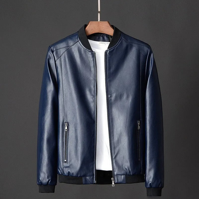 Man wearing Preston versatile everyday jacket. Stylish, comfortable, all-season men's outerwear for casual fashion.
