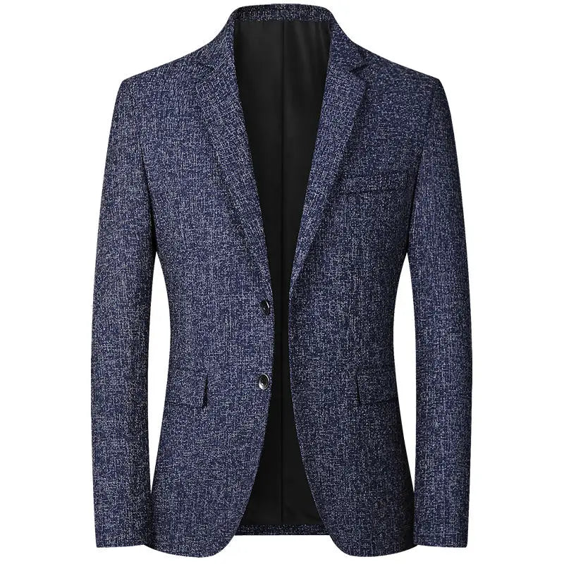 Elegant men's tailored blazer, part of smart men's fashion, offering a modern fit for refined style.
