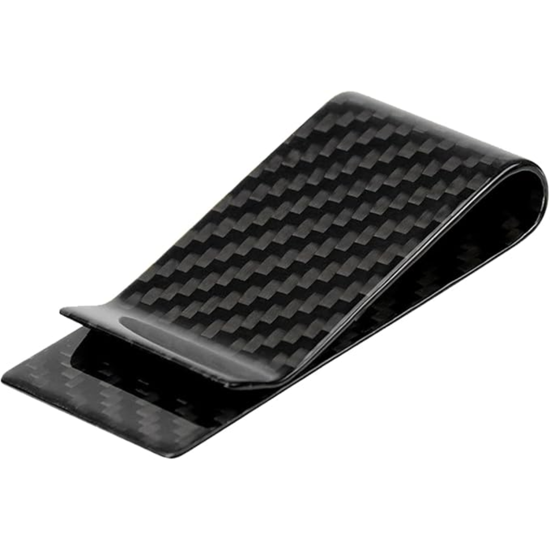 Men's slim stainless steel card holder and money clip. Practical, stylish, and a secure alternative to a bulky wallet.