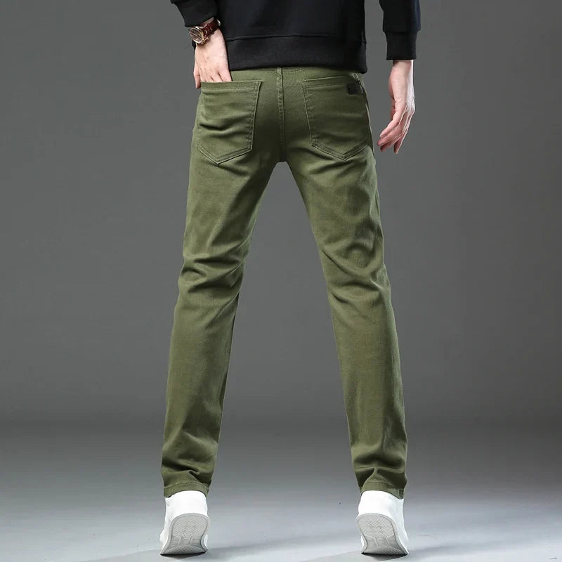 Everyday men's comfort pants, versatile regular fit for all season smart casual style.