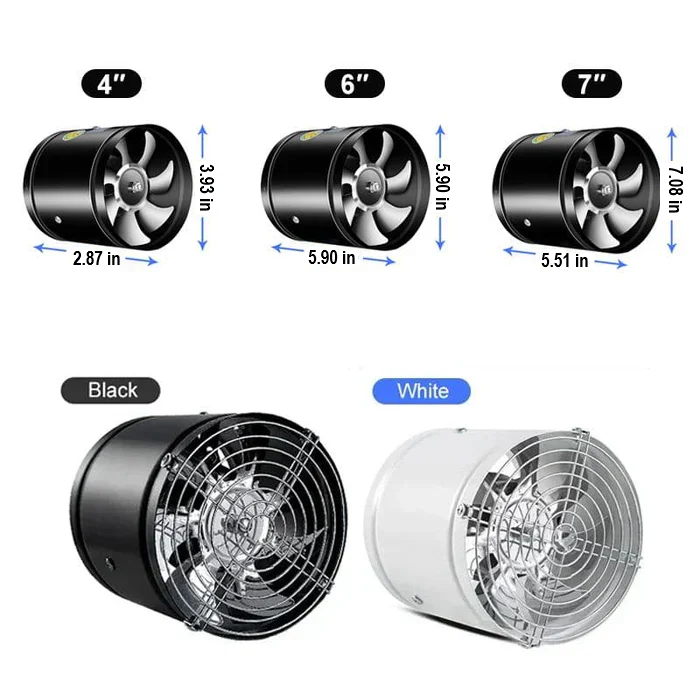 WhisperFlow exhaust fan, quiet and powerful for universal home & office air quality.