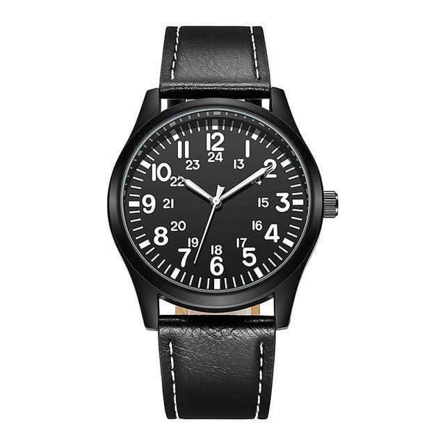 Durable outdoor quartz watch, unisex, featuring a military-style nylon strap for rugged use and adventure.