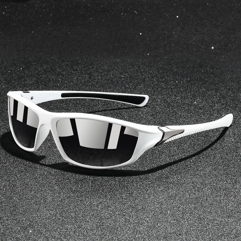 Enhanced vision with unisex sporty sunglasses. Polarized, UV protected lenses for active outdoor use.