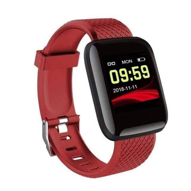 Side profile of a unisex waterproof smart watch, versatile health bracelet and tech accessory.