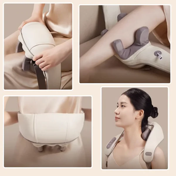 Advanced neck & shoulder massager with heat therapy for ultimate deep relaxation and chronic pain relief.