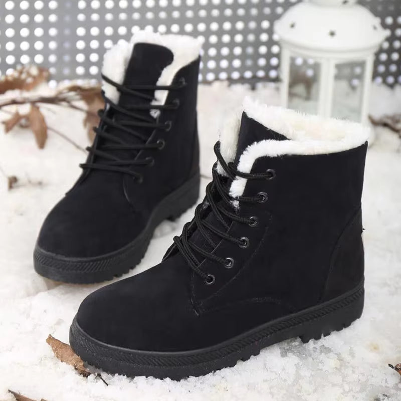 Versatile women's Aspen plush winter boots. Cozy warmth, stylish design, and secure traction for cold conditions.