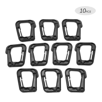 Survival tools D-Ring Molle clips, durable and lightweight backpack accessories