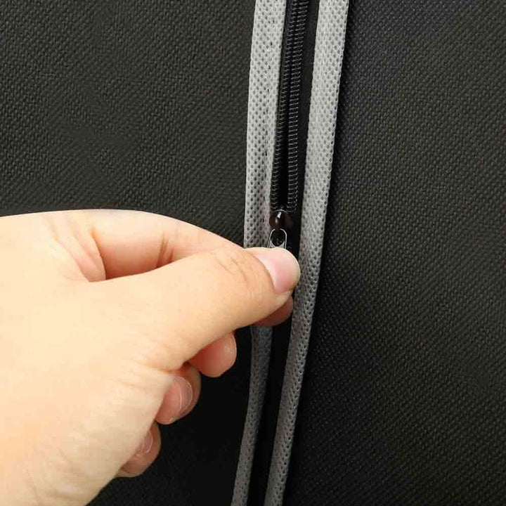 10 breathable garment covers for long-term clothing storage, wardrobe organization, & dust protection.