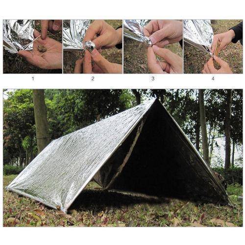 Unisex Mylar thermal survival blankets (10) for prepper gear, all-weather protection