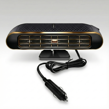 12V portable car heater & defroster, quickly warming vehicle interior for winter driving comfort