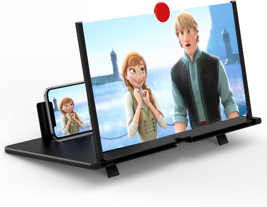 16-inch phone screen magnifier for an immersive movie and video watching experience.