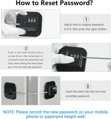 Keyless multi-purpose child safety locks with combo for fridges, cabinets & drawers. Easy adhesive installation.