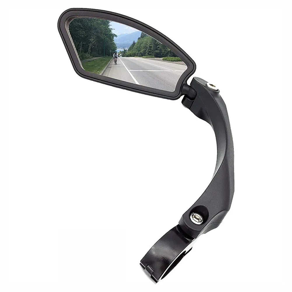 Stay safe with 2-pack HD wide-angle bicycle mirrors. Universal fit handlebar mirrors for clear rear view.
