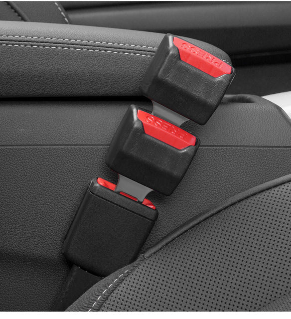 Travel accessory: 2-pack universal car seat belt extenders for added safety & driving comfort.