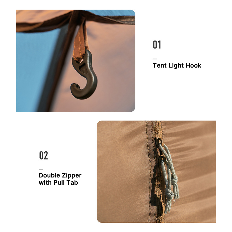 High-quality 2-person camping tent, waterproof freestanding shelter for two campers.