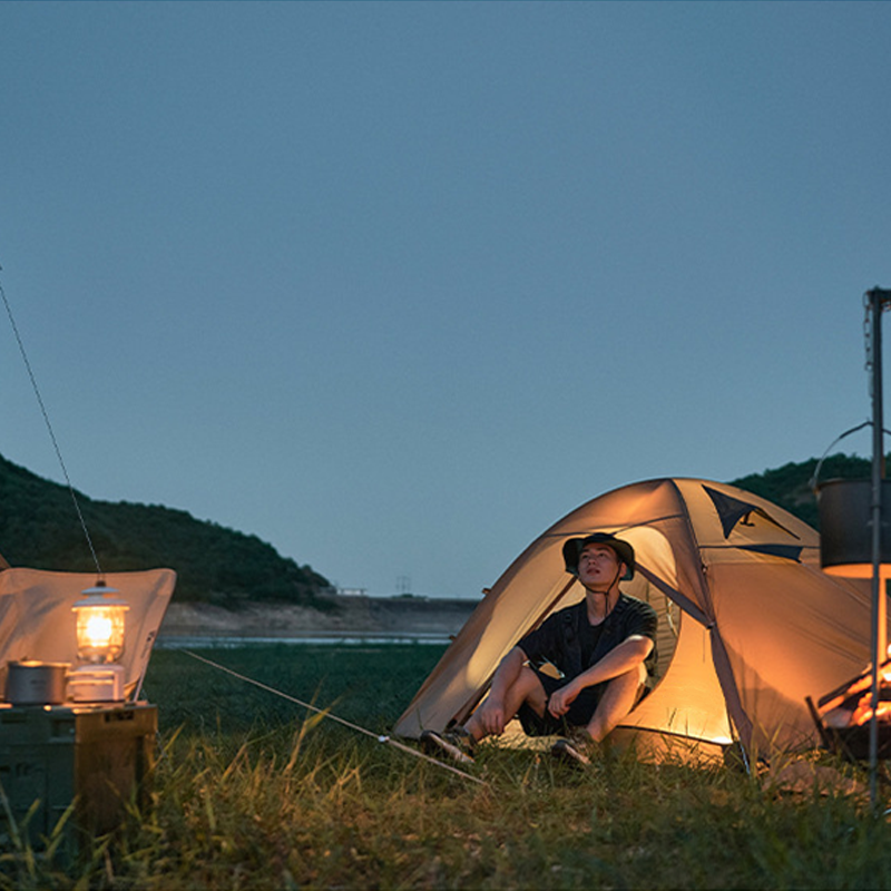 Practical 2-person camping tent, lightweight and waterproof, 'InstaFrame' for fast setup.