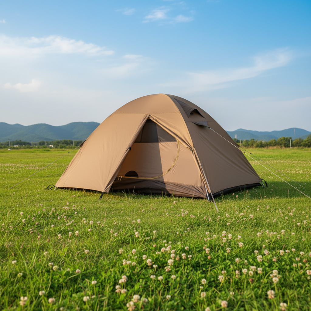 Explore nature with this 2-person freestanding camping tent, quick setup and durable outdoor shelter.