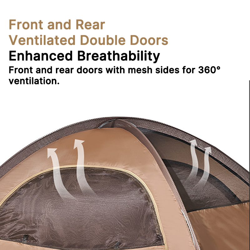 Easy-to-pitch 2-person camping tent, freestanding design for versatile outdoor use.