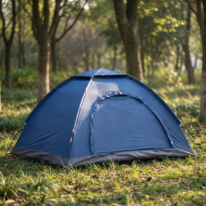 2-person quick setup camping tent for easy outdoor adventures. Lightweight, portable, waterproof hiking gear.