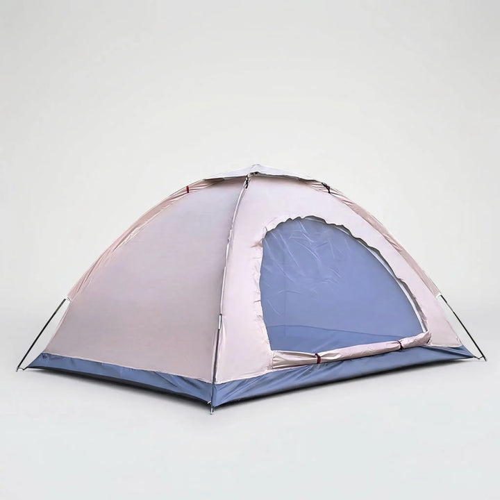 Compact 2-person outdoor gear. This quick setup portable tent is waterproof, ideal for camping and adventure.