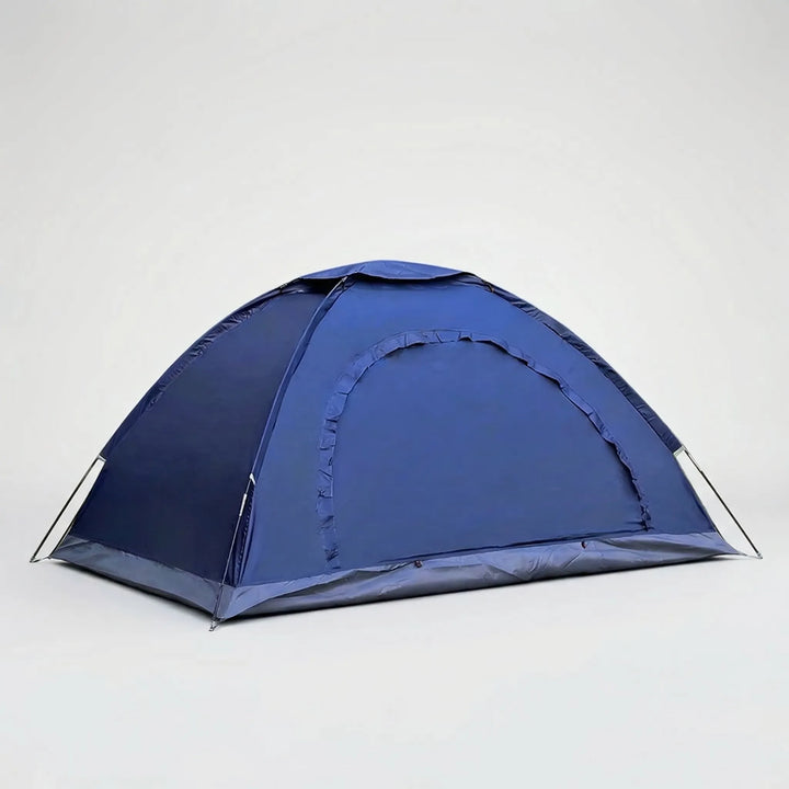 Easy quick setup 2-person camping tent. Portable, waterproof, and lightweight for hiking, travel, and adventure.
