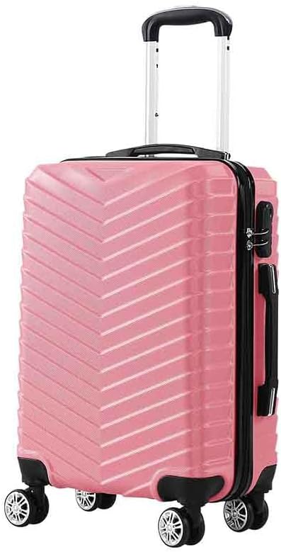 20" Rosemont hard shell carry-on luggage with secure lock & 360° spinner wheels for durable travel.