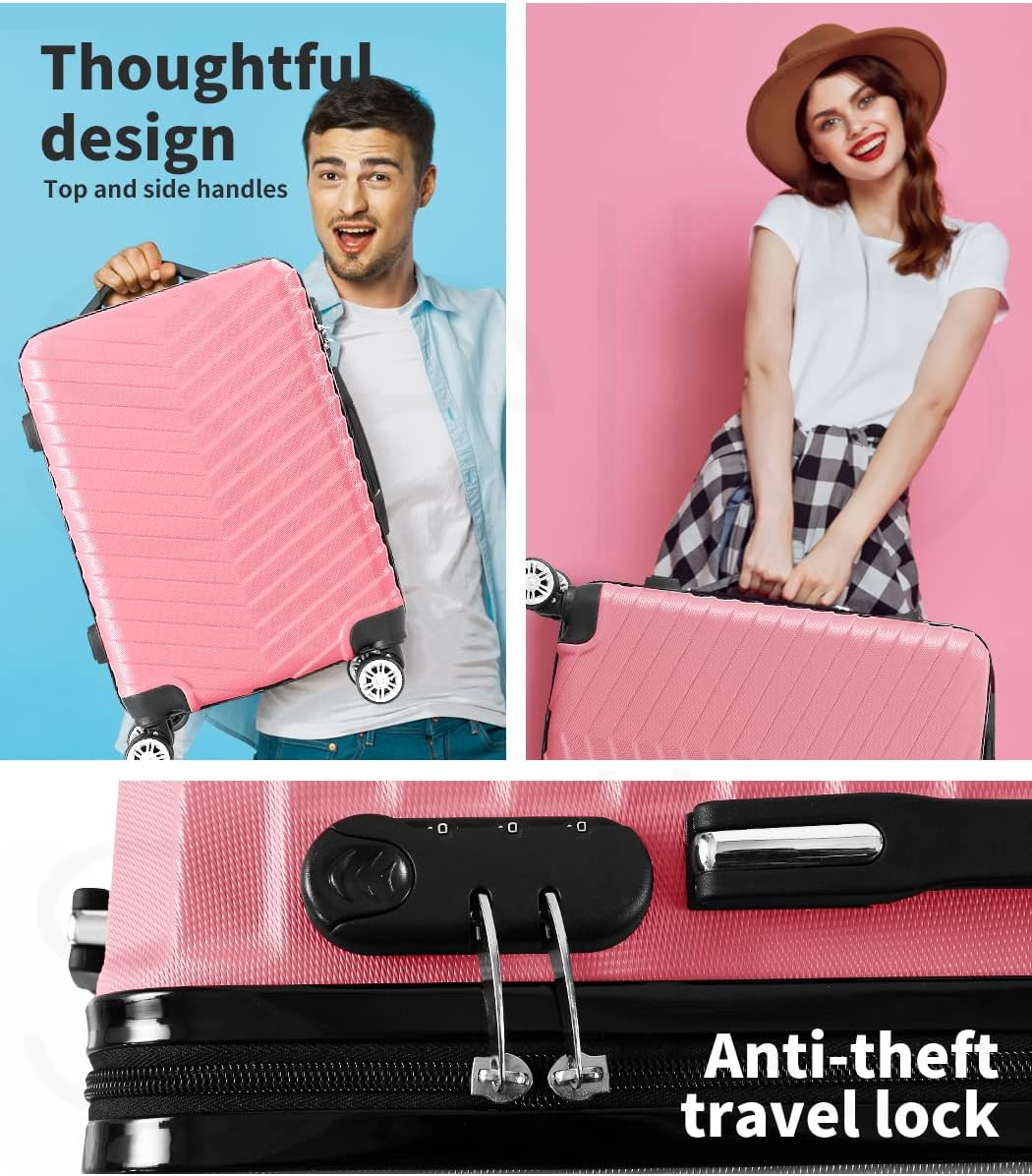 Sleek Rosemont durable carry-on with a tough hard shell and smooth 360-degree spinner wheels.