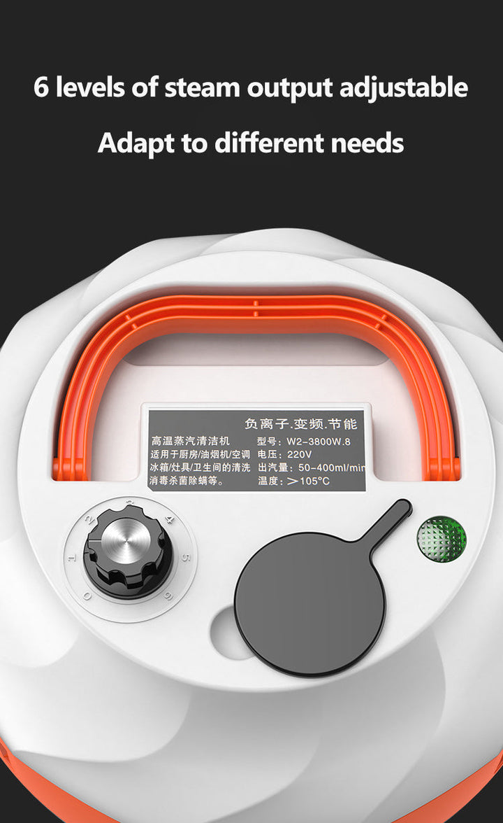 2800W high-pressure steam cleaner for advanced sanitization of surfaces in home and auto.