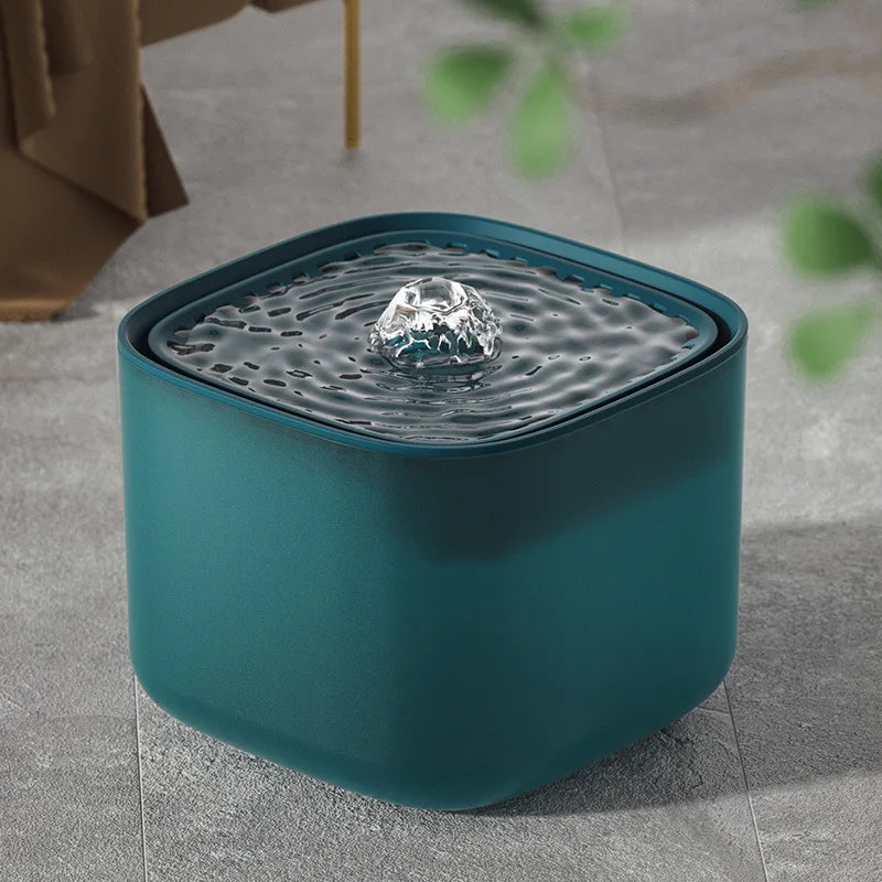 Promote pet health with a 3L silent filtered water fountain. Perfect for cat & dog hydration needs.