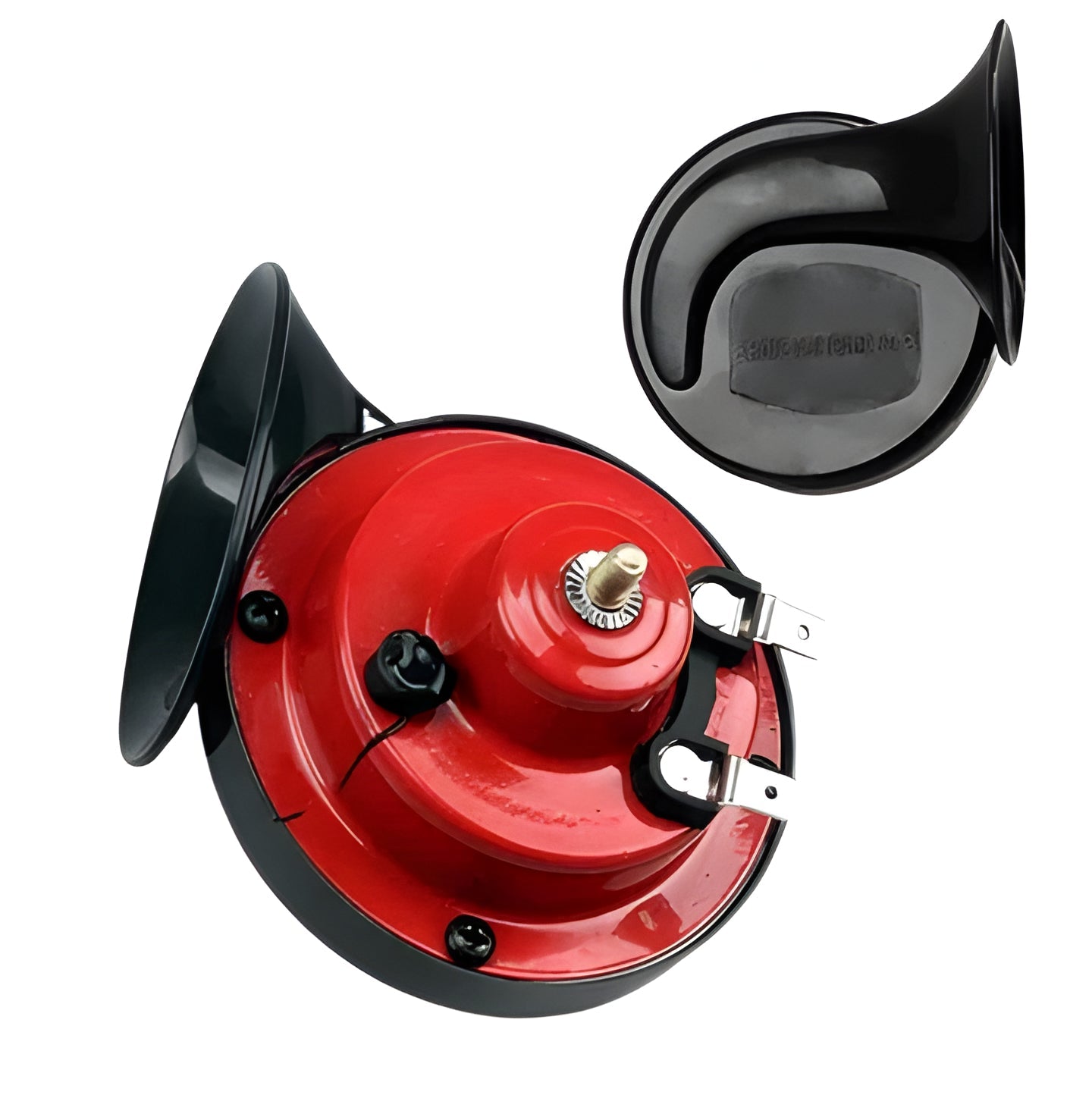 Universal 300 Decibel Train Horn. Ultra-loud car air horn for trucks, SUVs & vehicles. Easy install automotive safety horn.