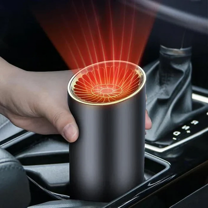 360° rotatable car heater & cooling fan. Portable 12V auto defroster for truck, SUV, RV.