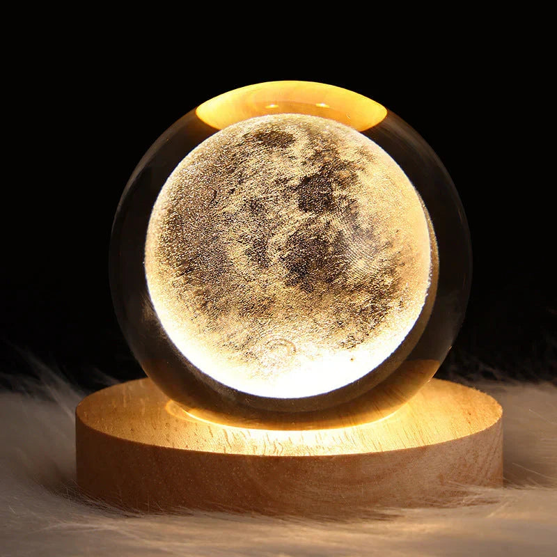 3D crystal mood light, perfect for creating a captivating home ambiance & romantic room decor.