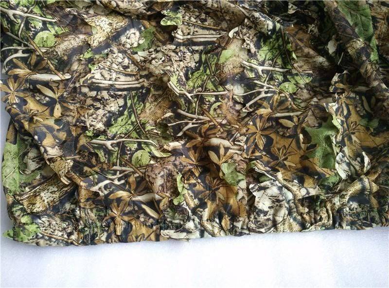 Durable unisex 3D leafy camo ghillie suit for effective outdoor concealment