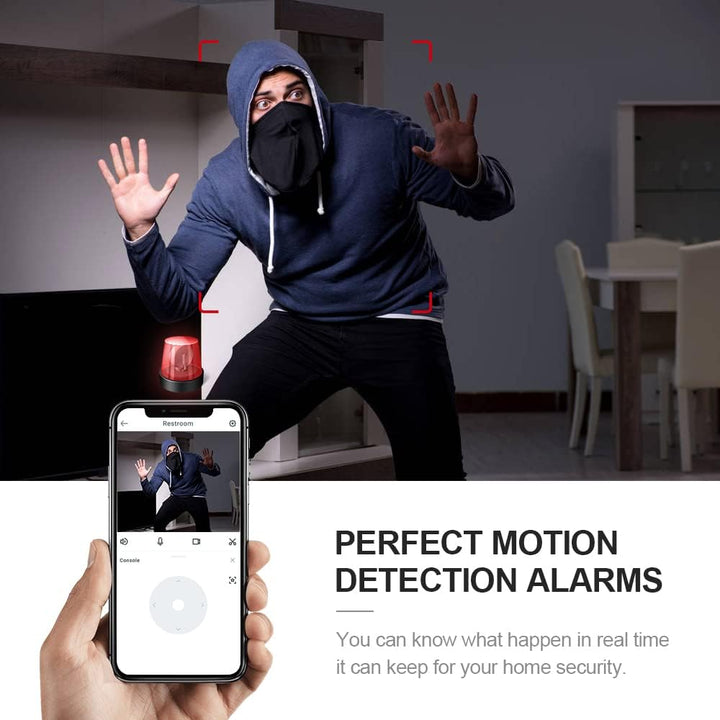 Compact 4K WiFi hidden camera with night vision. Perfect for discreet indoor home surveillance and security.