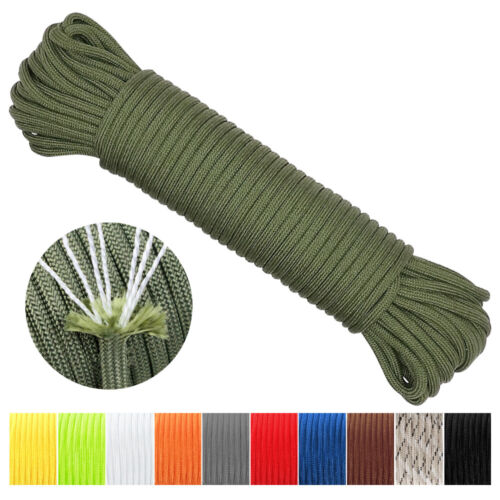 550lb Type III 7-strand paracord for survival, camping, and crafting