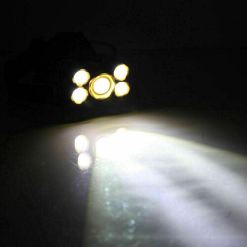 Durable waterproof headlamp kit with 5x LED lights, perfect for outdoor adventure and camping