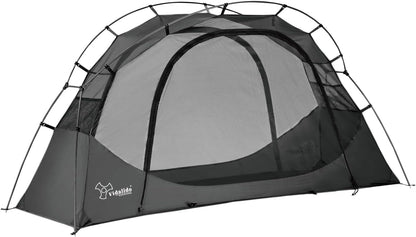 Cot-Compatible Solo Bivy Tent with Rainfly