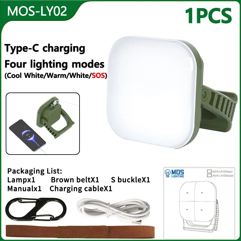 80W LED solar emergency light with magnet, zoom, and USB rechargeable for long-lasting power.