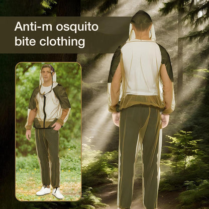 Anti-Mosquito Hooded Suit - Lightweight Outdoor Protection