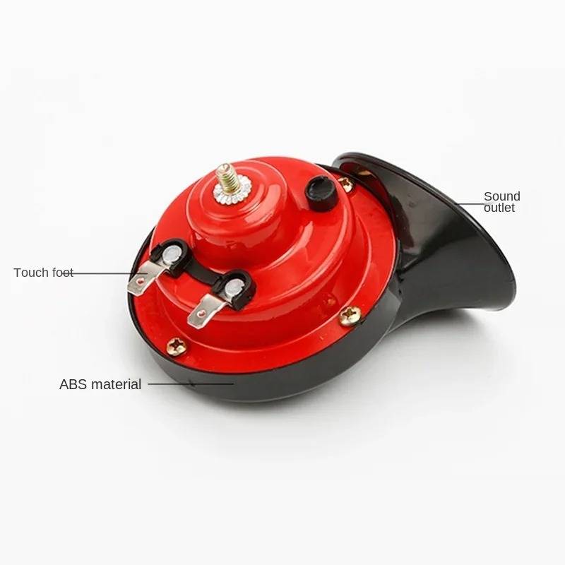 Sleek 300DB super loud train horn, a universal 12V safety accessory for any vehicle.