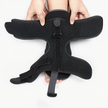 Unisex adjustable neoprene dorsal night splint providing foot & ankle support for pain relief.