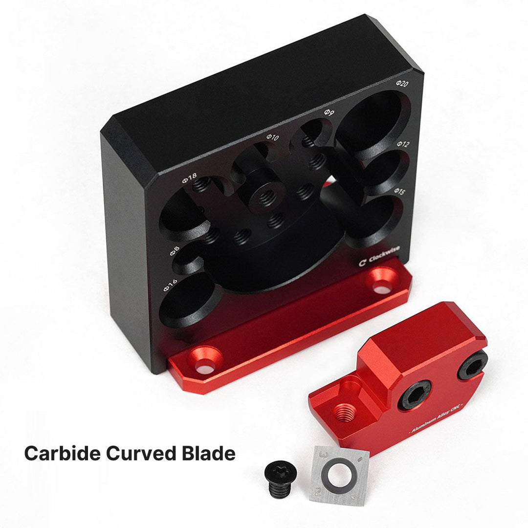 New drill accessory: Adjustable electric drill tool for making round tenons, ideal for DIY carpentry.