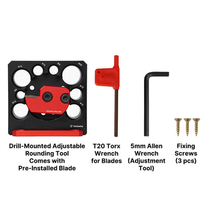 Electric drill dowel maker: Adjustable tool for woodworking, crafting round tenons with ease.